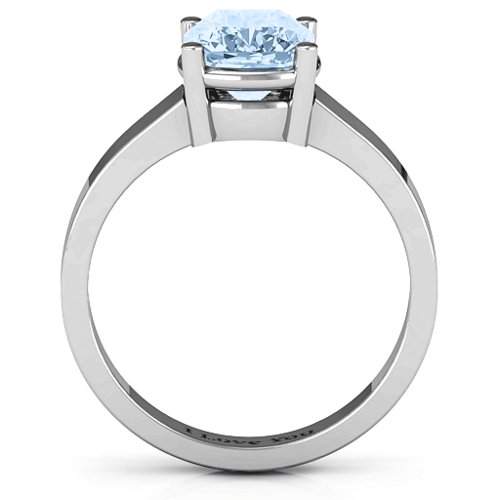 Cushion Cut Solitaire Ring