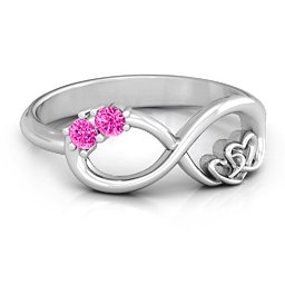 Double the Love Infinity Ring