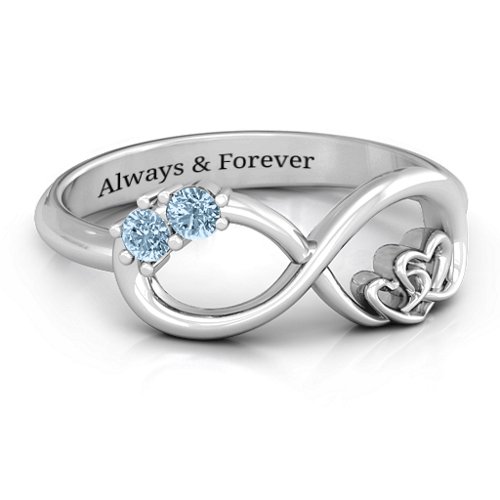 Double the Love Infinity Ring