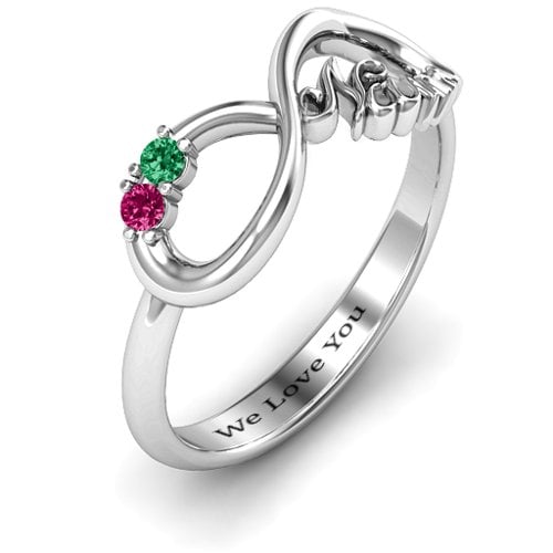 2-10 Stone Nana Infinity Ring