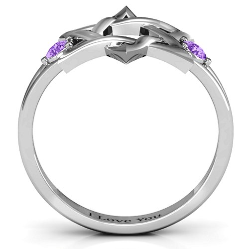 Classic Star of David Ring – Sterling Silver with Amethyst