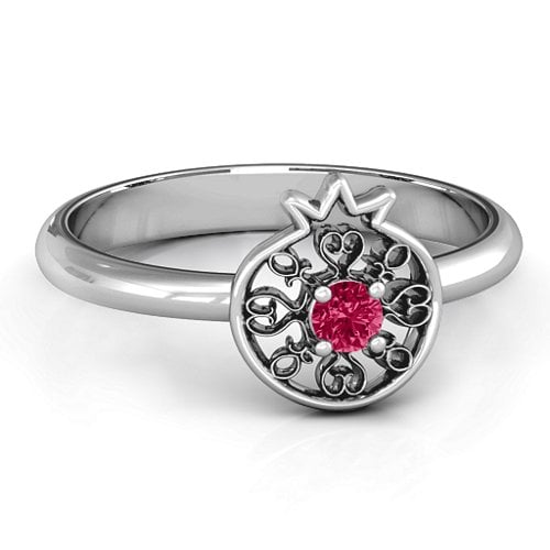 Pomegranate with Filigree Ring
