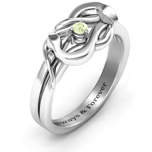 Snake Lover's Knot Ring