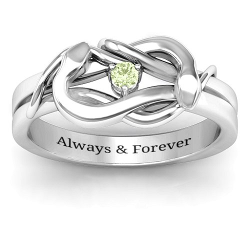 Snake Lover's Knot Ring