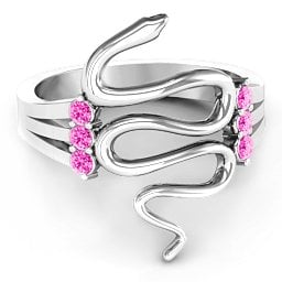 Zig Zag Snake Ring
Snake Ring with Birthstone
