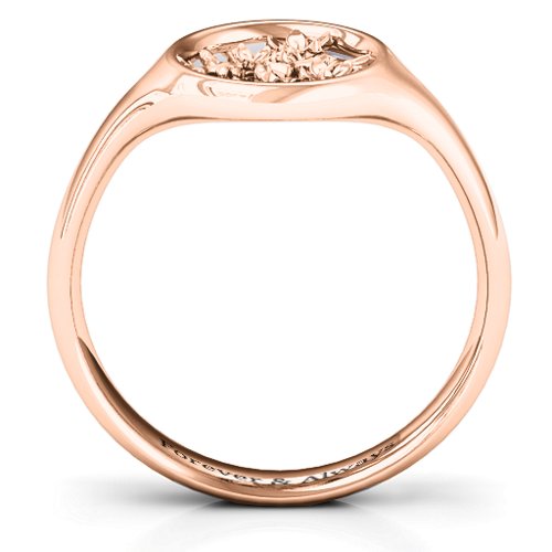 Full Circle Cherry Blossom Ring