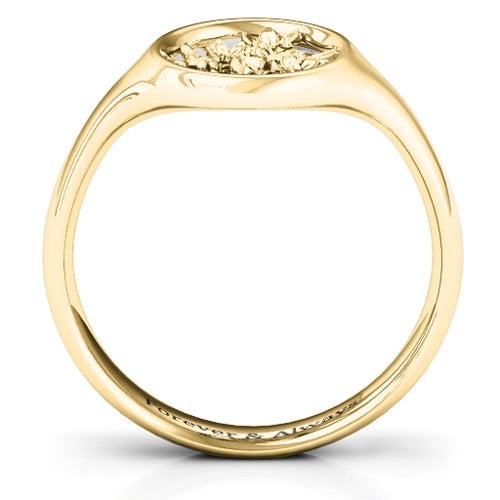 Full Circle Cherry Blossom Ring