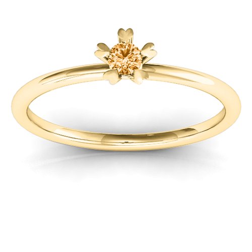 Stackr Hugging Heart Stone Ring