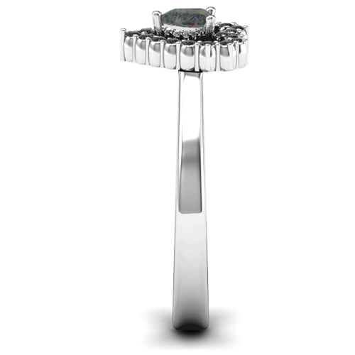 Heart in Heart Halo Ring