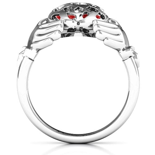 Caged Hearts Claddagh Ring