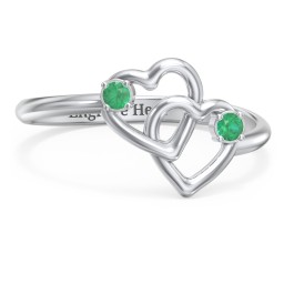 Linked in Love Ring