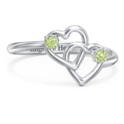 Linked in Love Ring