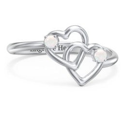Linked in Love Ring