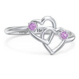 Linked in Love Ring