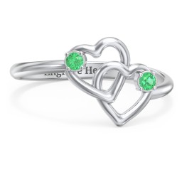 Linked in Love Ring