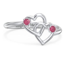 Linked in Love Ring