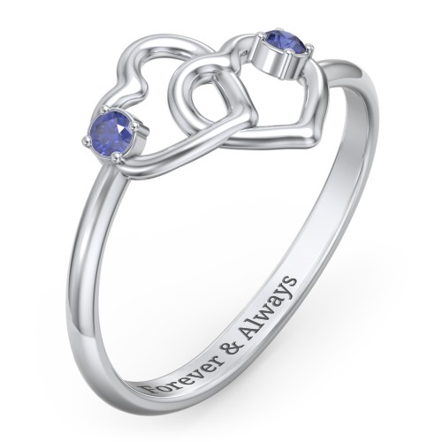 Linked in Love Ring