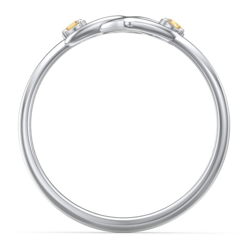 Linked in Love Ring