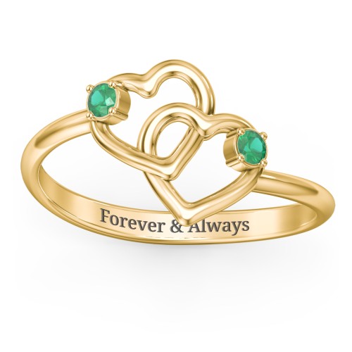 Linked in Love Ring