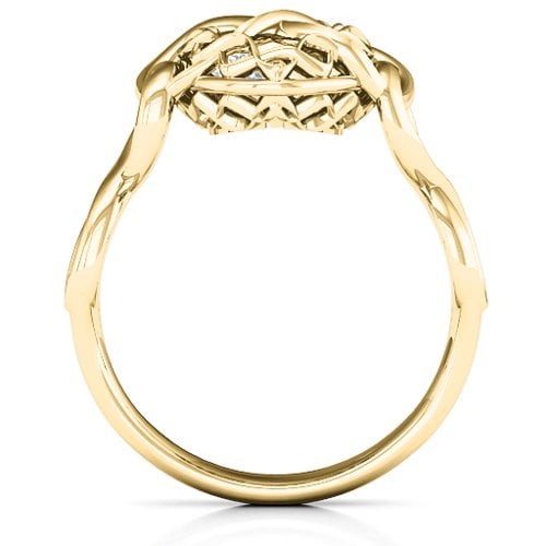 My Infinite Love Caged Hearts Ring