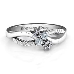 Light Up My Life Infinity Ring with Accent Stones