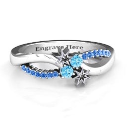 Light Up My Life Infinity Ring with Accent Stones