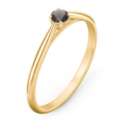 Classic Solitaire Sparkle Ring
