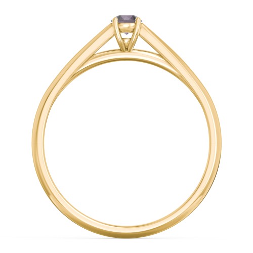 Classic Solitaire Sparkle Ring