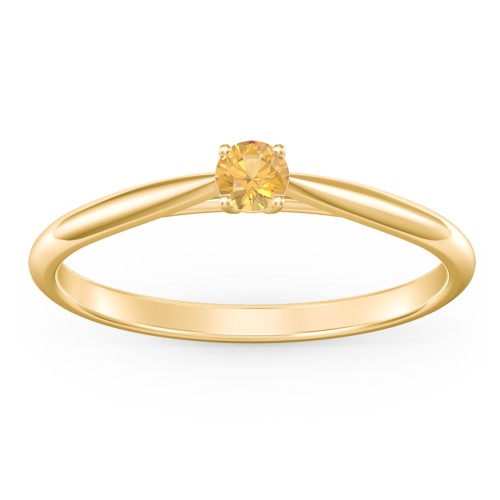 Classic Solitaire Sparkle Ring