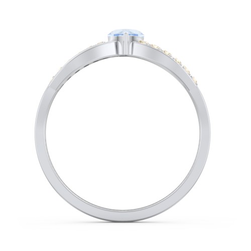 Split Shank Heart Promise Ring