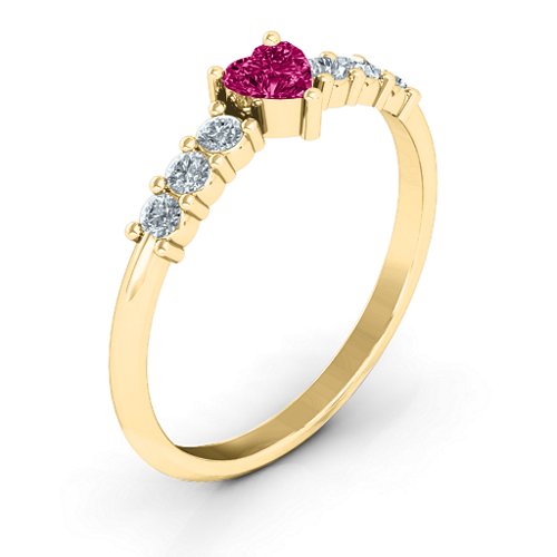 Beaming with Love Ring