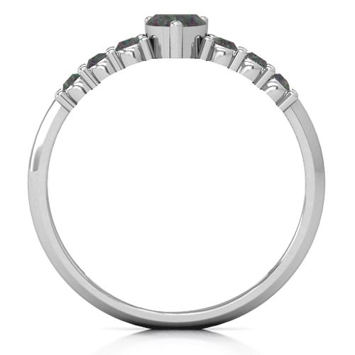 Beaming with Love Ring – Sterling Silver with Alexandrite