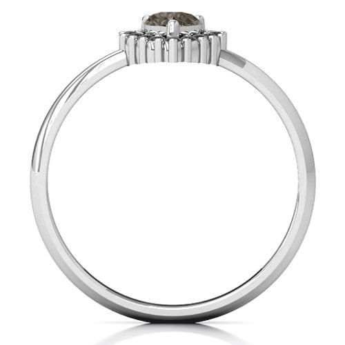 Heart with Halo Promise Ring