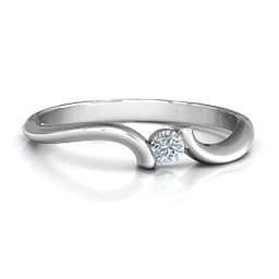 For Always Ring in 925 Sterling Silver with Cubic Zirconia