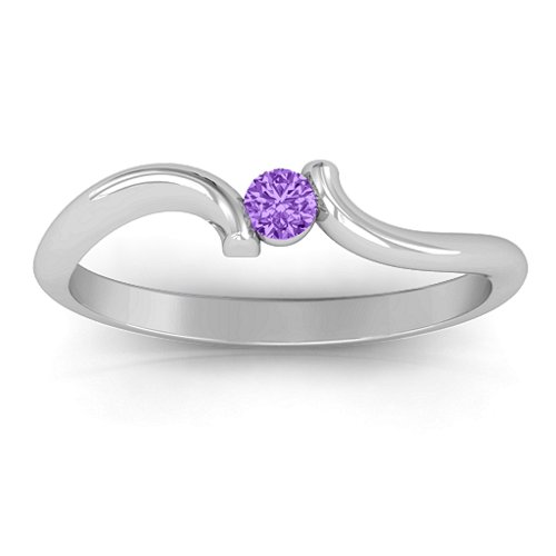 For Always Ring – Sterling Silver with Amethyst