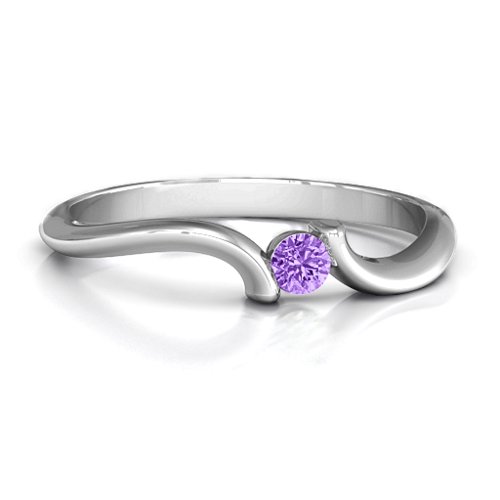 For Always Ring – Sterling Silver with Amethyst