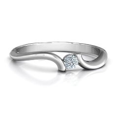 For Always Ring – Sterling Silver with Cubic Zirconia