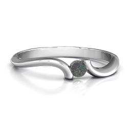 For Always Ring in 925 Sterling Silver with Alexandrite