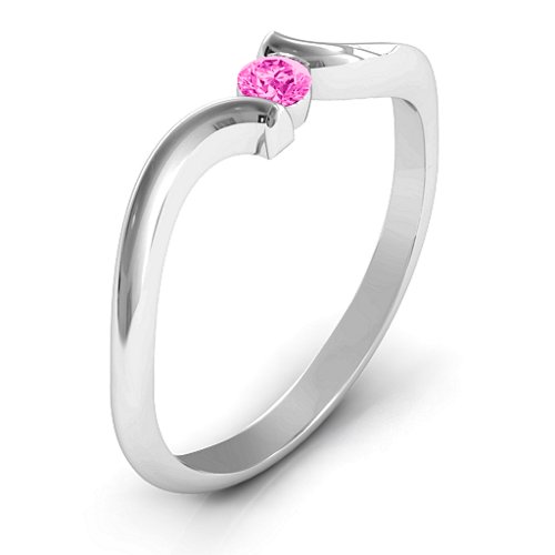 For Always Ring – Sterling Silver with Pink Tourmaline