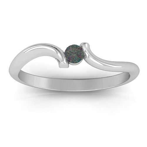 For Always Ring – Sterling Silver with Alexandrite