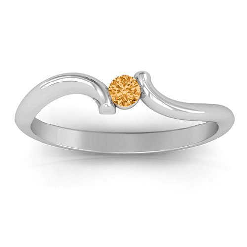 For Always Ring – Sterling Silver with Citrine
