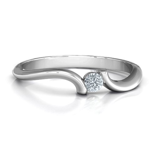 For Always Ring – Sterling Silver with Cubic Zirconia