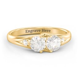 Darling Duo Double Gemstone Ring