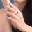 Darling Duo Double Gemstone Ring – Sterling Silver with Aquamarine, Cubic Zirconia, and Pink Tourmaline