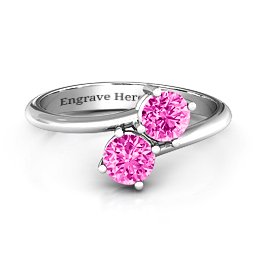 Destined For Love Double Gemstone Ring