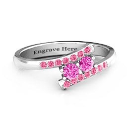 Moment We Met Two Stone Ring