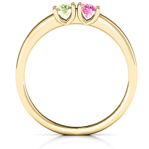 Meet In The Middle Two Stone Ring