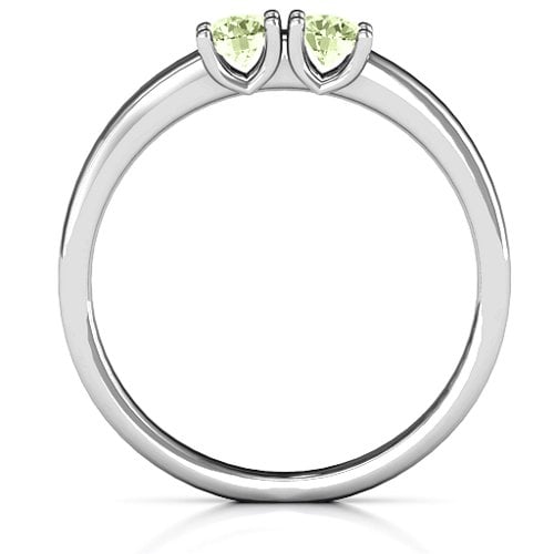 Meet In The Middle Two Stone Ring