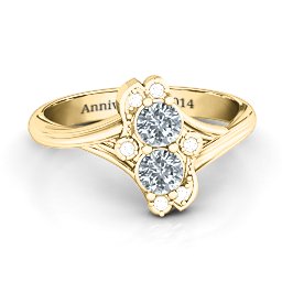 Sense of Style Two Stone Ring