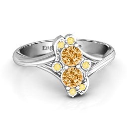 Sense of Style Two Stone Ring